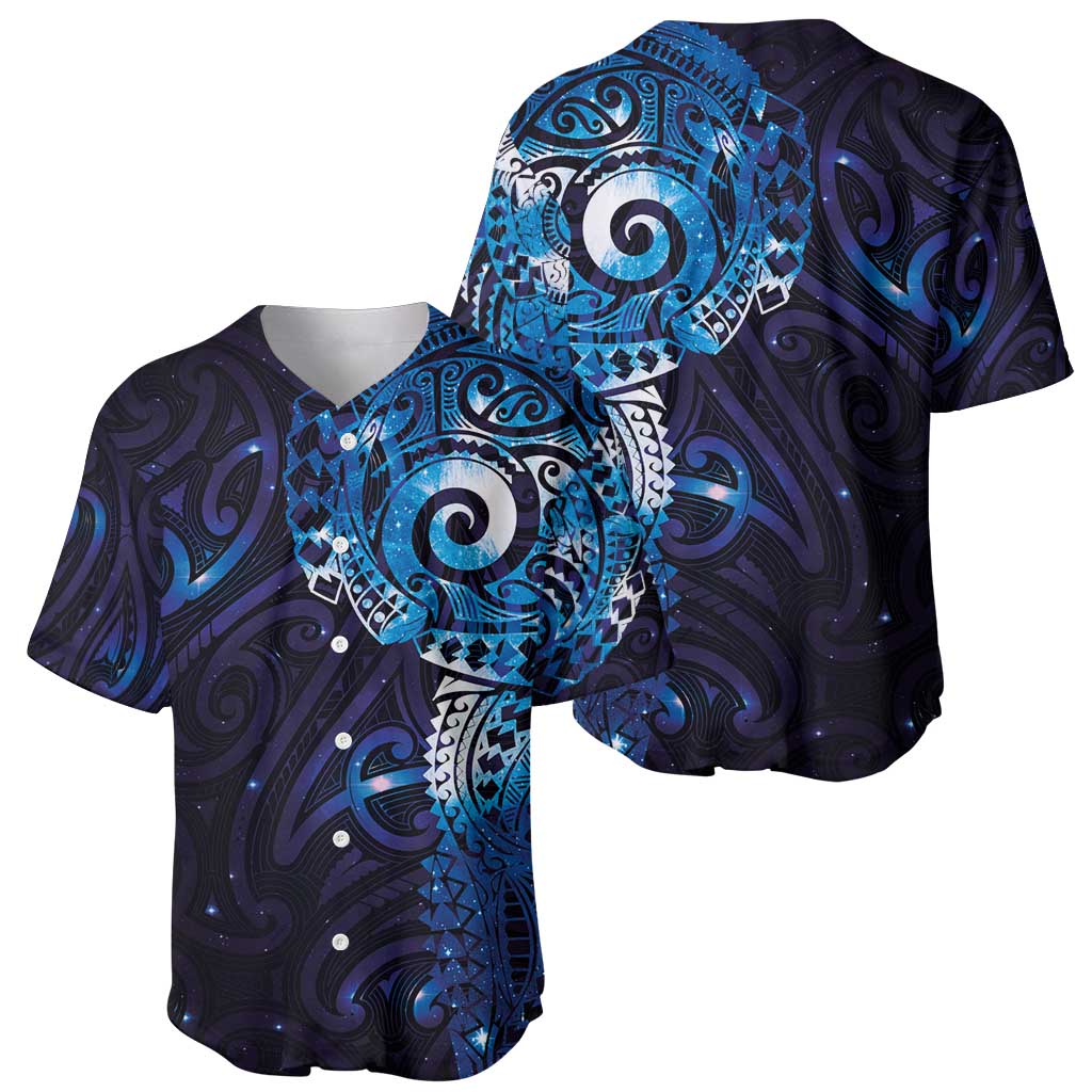 Matariki New Zealand Maori Koru Art Tattoo Baseball Jersey New Year Galaxy Blue Sky Style