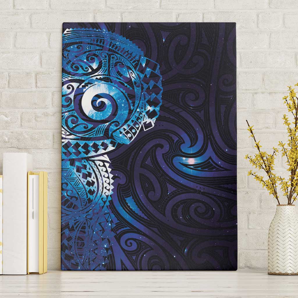 Matariki New Zealand Maori Koru Art Tattoo Canvas Wall Art New Year Galaxy Blue Sky Style