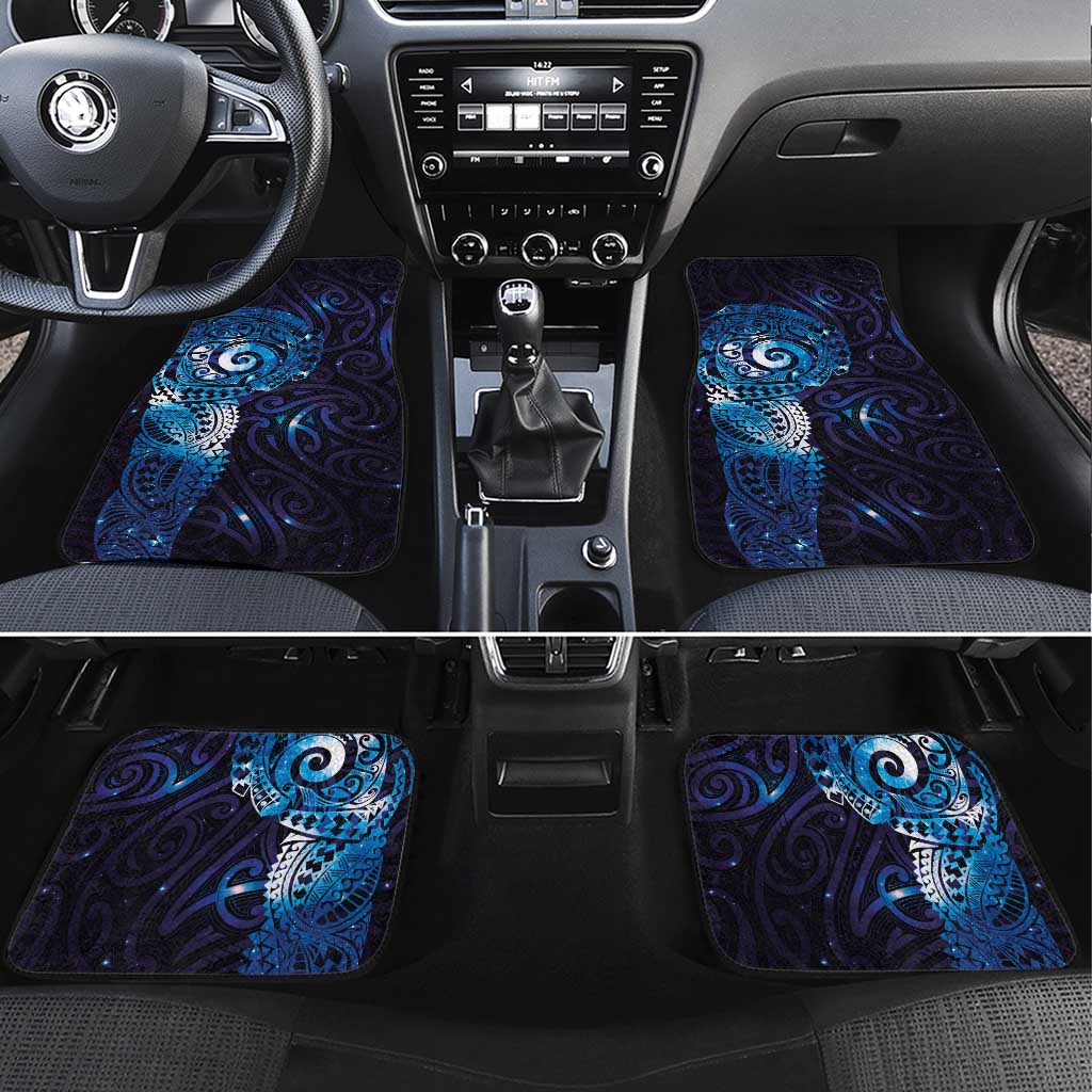 Matariki New Zealand Maori Koru Art Tattoo Car Mats New Year Galaxy Blue Sky Style