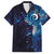 Matariki New Zealand Maori Koru Art Tattoo Family Matching Short Sleeve Bodycon Dress and Hawaiian Shirt New Year Galaxy Blue Sky Style