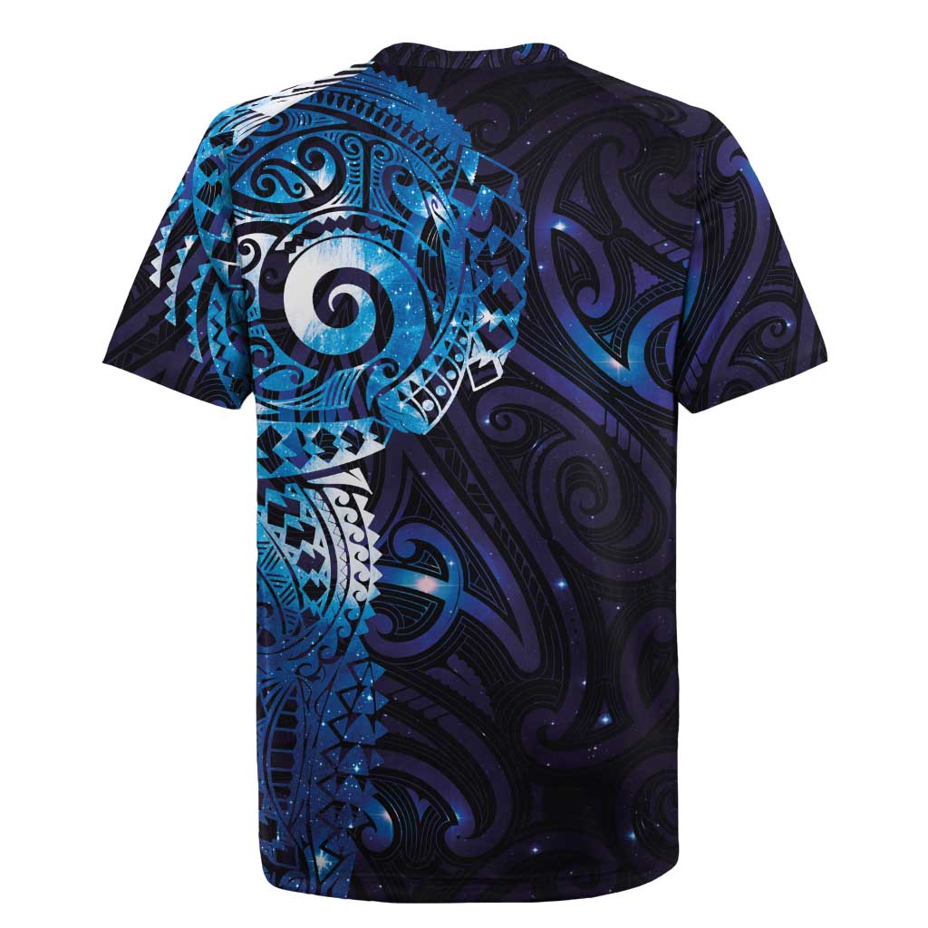 Matariki New Zealand Maori Koru Art Tattoo Rugby Jersey New Year Galaxy Blue Sky Style