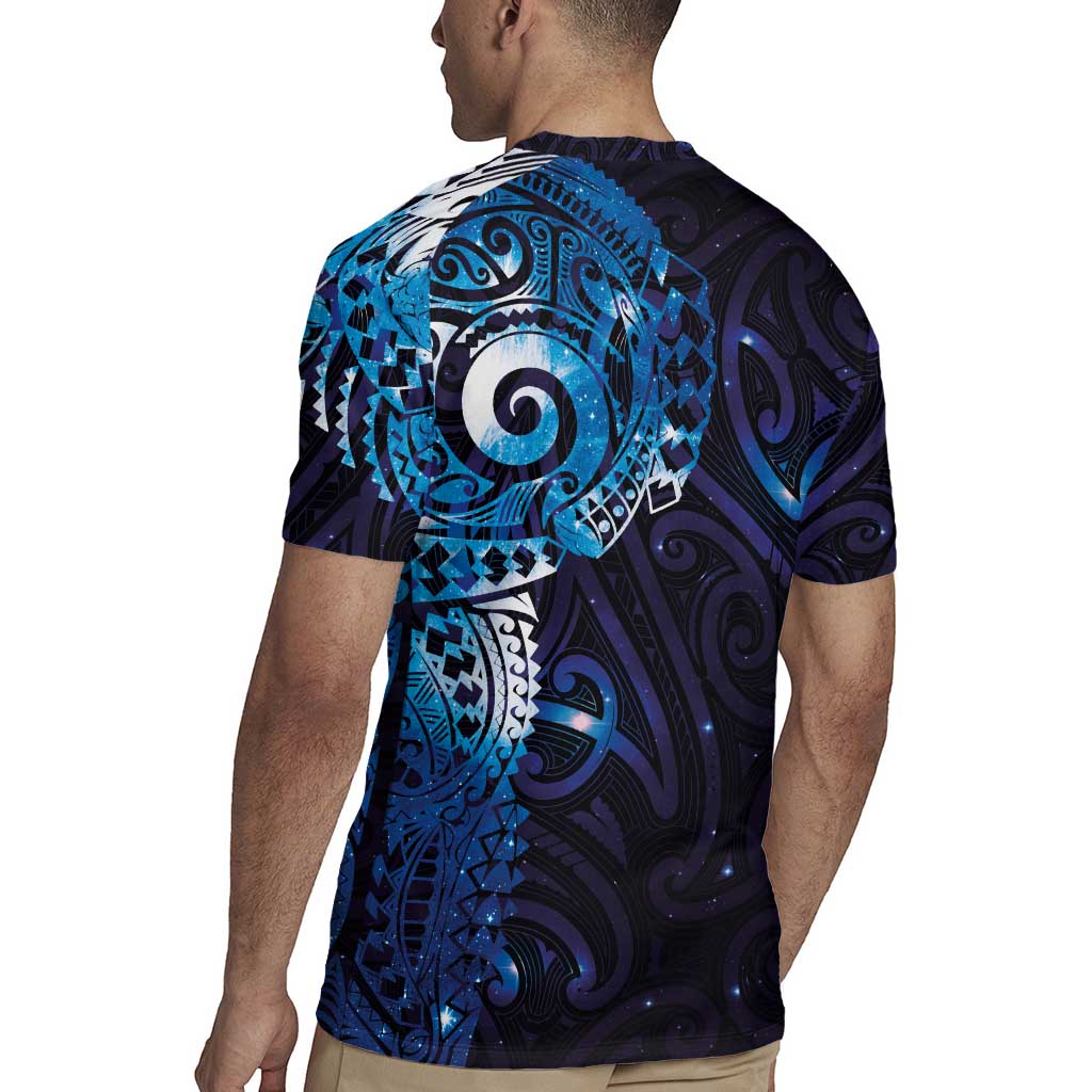 Matariki New Zealand Maori Koru Art Tattoo Rugby Jersey New Year Galaxy Blue Sky Style