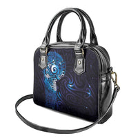 Matariki New Zealand Maori Koru Art Tattoo Shoulder Handbag New Year Galaxy Blue Sky Style