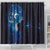Matariki New Zealand Maori Koru Art Tattoo Shower Curtain New Year Galaxy Blue Sky Style