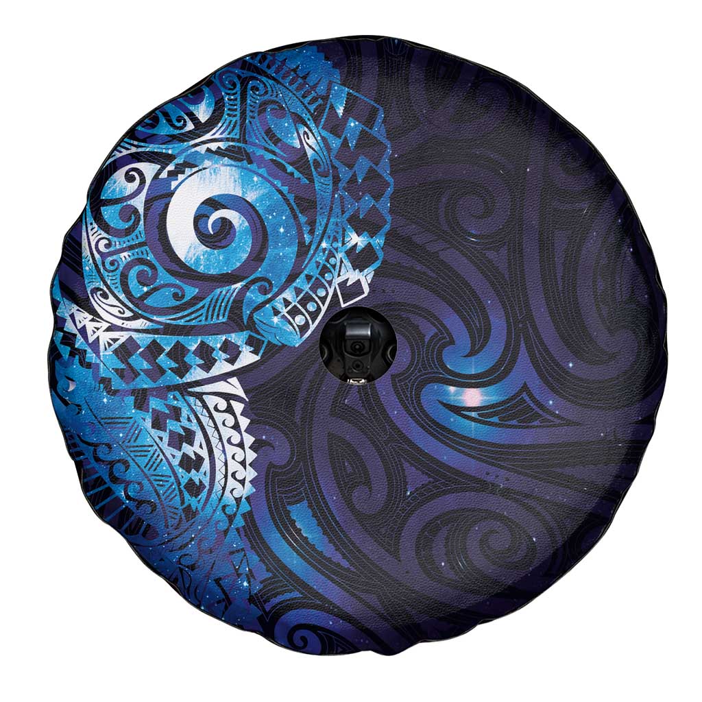 Matariki New Zealand Maori Koru Art Tattoo Spare Tire Cover New Year Galaxy Blue Sky Style