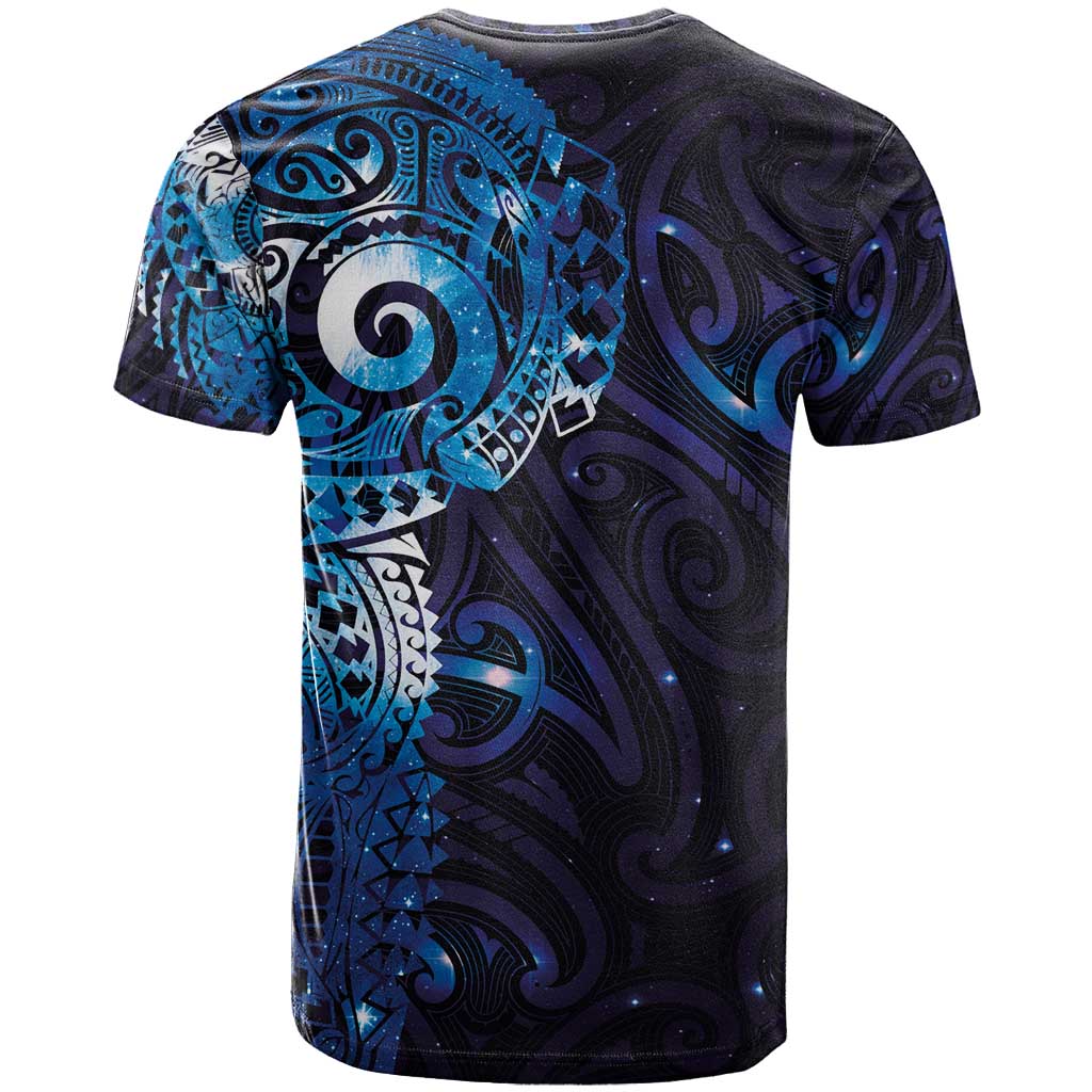 Matariki New Zealand Maori Koru Art Tattoo T Shirt New Year Galaxy Blue Sky Style