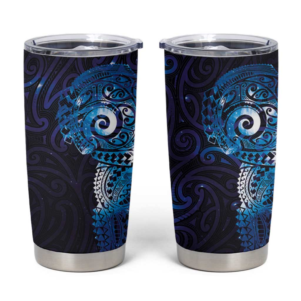 Matariki New Zealand Maori Koru Art Tattoo Tumbler Cup New Year Galaxy Blue Sky Style