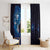 Matariki New Zealand Maori Koru Art Tattoo Window Curtain New Year Galaxy Blue Sky Style