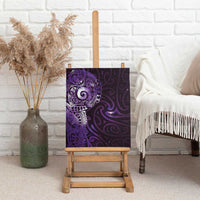Matariki New Zealand Maori Koru Art Tattoo Canvas Wall Art New Year Galaxy Purple Sky Style