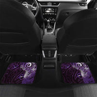 Matariki New Zealand Maori Koru Art Tattoo Car Mats New Year Galaxy Purple Sky Style