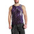 Matariki New Zealand Maori Koru Art Tattoo Men Tank Top New Year Galaxy Purple Sky Style