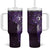 Matariki New Zealand Maori Koru Art Tattoo Tumbler With Handle New Year Galaxy Purple Sky Style