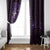 Matariki New Zealand Maori Koru Art Tattoo Window Curtain New Year Galaxy Purple Sky Style