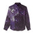 Matariki New Zealand Maori Koru Art Tattoo Women Casual Shirt New Year Galaxy Purple Sky Style