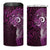 Matariki New Zealand Maori Koru Art Tattoo 4 in 1 Can Cooler Tumbler New Year Galaxy Pink Sky Style