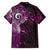 Matariki New Zealand Maori Koru Art Tattoo Family Matching Short Sleeve Bodycon Dress and Hawaiian Shirt New Year Galaxy Pink Sky Style