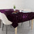 Matariki New Zealand Maori Koru Art Tattoo Tablecloth New Year Galaxy Pink Sky Style