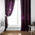 Matariki New Zealand Maori Koru Art Tattoo Window Curtain New Year Galaxy Pink Sky Style