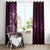 Matariki New Zealand Maori Koru Art Tattoo Window Curtain New Year Galaxy Pink Sky Style