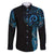 New Zealand Maori Koru Art Traditional Tattoo Family Matching Long Sleeve Bodycon Dress and Hawaiian Shirt Paua Shell