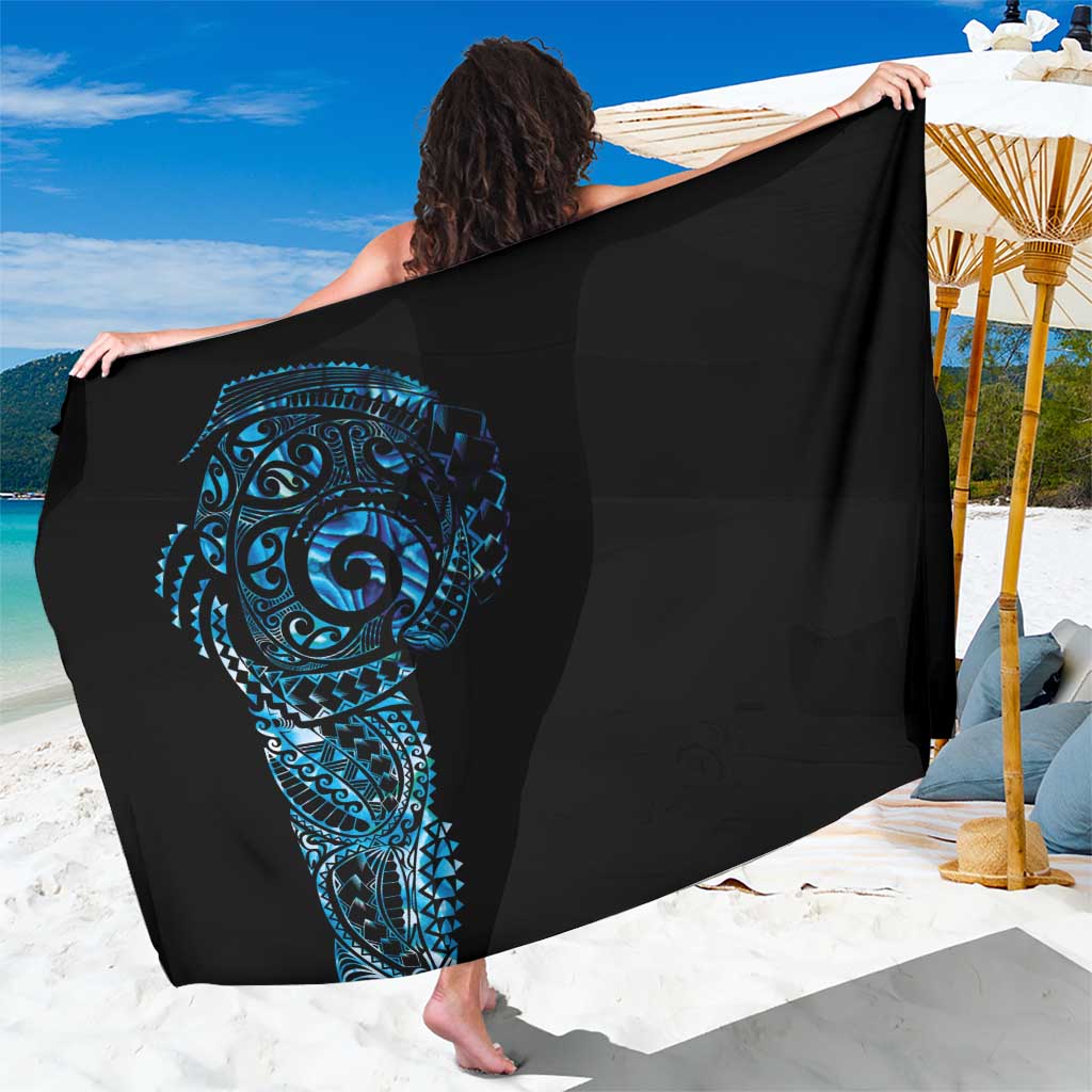 New Zealand Maori Koru Art Traditional Tattoo Sarong Paua Shell