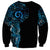 New Zealand Maori Koru Art Traditional Tattoo Sweatshirt Paua Shell