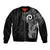 New Zealand Maori Koru Art Traditional Tattoo Bomber Jacket Simple Style