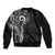 New Zealand Maori Koru Art Traditional Tattoo Bomber Jacket Simple Style