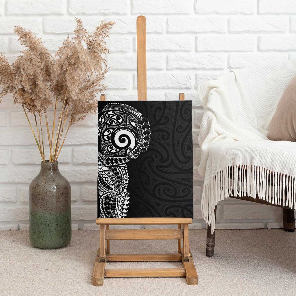 New Zealand Maori Koru Art Traditional Tattoo Canvas Wall Art Simple Style