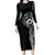 New Zealand Maori Koru Art Traditional Tattoo Family Matching Long Sleeve Bodycon Dress and Hawaiian Shirt Simple Style