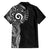 New Zealand Maori Koru Art Traditional Tattoo Family Matching Short Sleeve Bodycon Dress and Hawaiian Shirt Simple Style