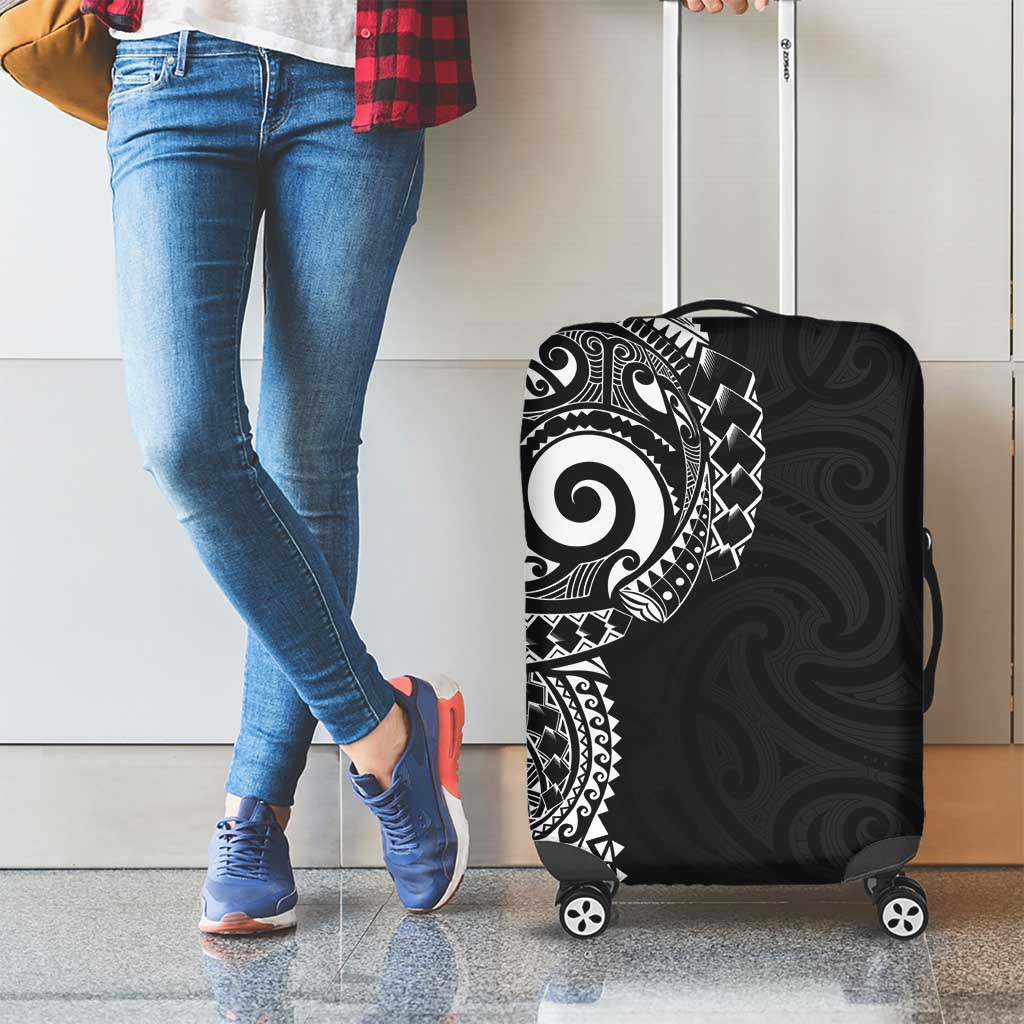 New Zealand Maori Koru Art Traditional Tattoo Luggage Cover Simple Style