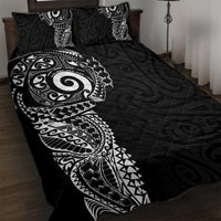 New Zealand Maori Koru Art Traditional Tattoo Quilt Bed Set Simple Style