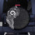 New Zealand Maori Koru Art Traditional Tattoo Spare Tire Cover Simple Style