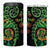 New Zealand Koru Plants and Pohutukawa 4 in 1 Can Cooler Tumbler Maori Tattoo Pattern
