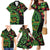 New Zealand Koru Plants and Pohutukawa Family Matching Mermaid Dress and Hawaiian Shirt Maori Tattoo Pattern