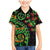 New Zealand Koru Plants and Pohutukawa Family Matching Mermaid Dress and Hawaiian Shirt Maori Tattoo Pattern