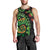 New Zealand Koru Plants and Pohutukawa Men Tank Top Maori Tattoo Pattern