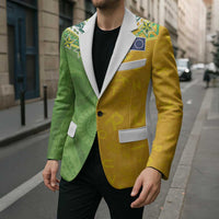 Cook Islands Language Week Blazer Tatau Pattern and Rarotongan Alphabet - Polynesian Pride