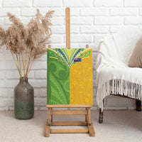 Cook Islands Language Week Canvas Wall Art Tatau Pattern and Rarotongan Alphabet - Polynesian Pride