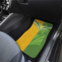 Cook Islands Language Week Car Mats Tatau Pattern and Rarotongan Alphabet - Polynesian Pride