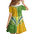 Cook Islands Language Week Family Matching Tank Maxi Dress and Hawaiian Shirt Tatau Pattern and Rarotongan Alphabet - Polynesian Pride