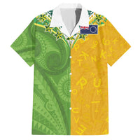 Cook Islands Language Week Hawaiian Shirt Tatau Pattern and Rarotongan Alphabet - Polynesian Pride