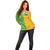 Cook Islands Language Week Off Shoulder Sweater Tatau Pattern and Rarotongan Alphabet - Polynesian Pride