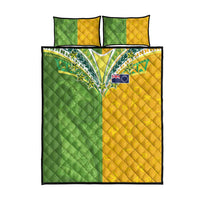 Cook Islands Language Week Quilt Bed Set Tatau Pattern and Rarotongan Alphabet - Polynesian Pride