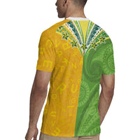 Cook Islands Language Week Rugby Jersey Tatau Pattern and Rarotongan Alphabet - Polynesian Pride