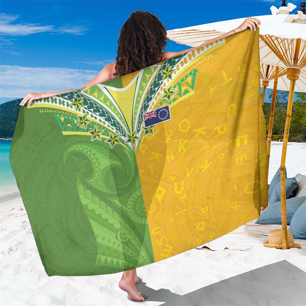 Cook Islands Language Week Sarong Tatau Pattern and Rarotongan Alphabet - Polynesian Pride