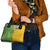 Cook Islands Language Week Shoulder Handbag Tatau Pattern and Rarotongan Alphabet - Polynesian Pride