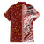 Tonga Language Week Family Matching Short Sleeve Bodycon Dress and Hawaiian Shirt Ngatu Pattern and Tongan Alphabet - Polynesian Pride