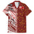 Tonga Language Week Family Matching Tank Maxi Dress and Hawaiian Shirt Ngatu Pattern and Tongan Alphabet - Polynesian Pride